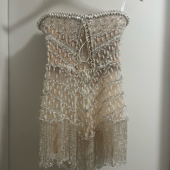 Albina Dyla embellished mini dress - Picture 3 of 5